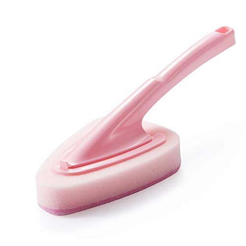 ANNI DESIGNER Replaceable Triangular Sponge Cleaning Brush with Handle Sponge Brush Heavy Duty Scrub Sponge Heads for Kitchen, Sink, Bathroom ANNI DESIGNER Replaceable Triangular Sponge Cleaning Brush with Handle Sponge Brush Heavy Duty Scrub Sponge Heads for Kitchen, Sink, Bathroom