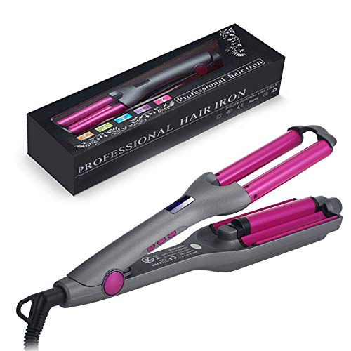 Anself Rizador Pelo, Rizador de Pelo Profesional con Tecnología Cerámica para Olas y Rizos con Efecto Natural, Pantalla Led con Temperatura Regulable 130 ° C - 220 ° C Anself Rizador Pelo, Rizador de Pelo Profesional con Tecnología Cerámica para Olas y Rizos con Efecto Natural, Pantalla Led con Temperatura Regulable 130 ° C - 220 ° C