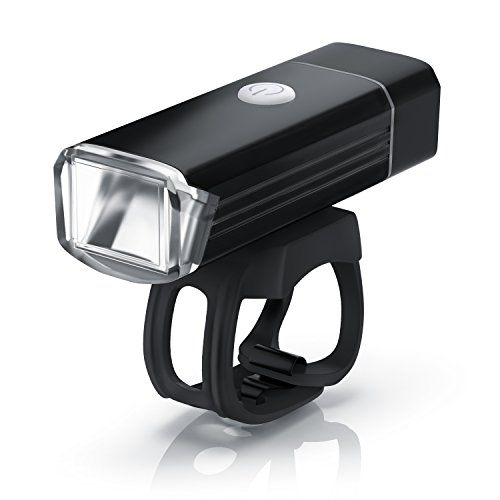 aplic - LED Faro para Bicicleta con la batería Recargable - Iluminación para Bicicleta, Lámpara para Bicicleta, Luz para Bicicleta luz Delantera - Fijación rápida y Sencilla