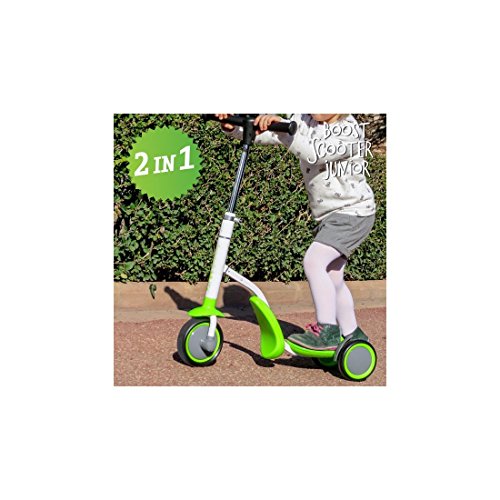 Apolyne - Patinete-Triciclo Boost Scooter Junior 2 en 1, 3 Ruedas, Patinete para Niño