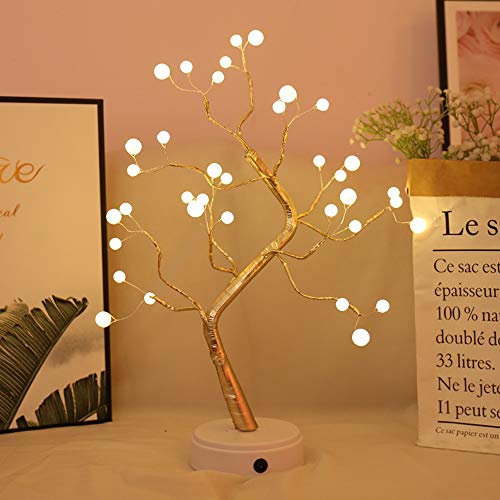 Arbre Lumineux LED, 36/108 LED Perles Veilleuses, Branches réglables Bricolage Fil de cuivre Arbre de conception pour la décoration de fête de mariage Arbre Lumineux LED, 36/108 LED Perles Veilleuses, Branches réglables Bricolage Fil de cuivre Arbre de conception pour la décoration de fête de mariage