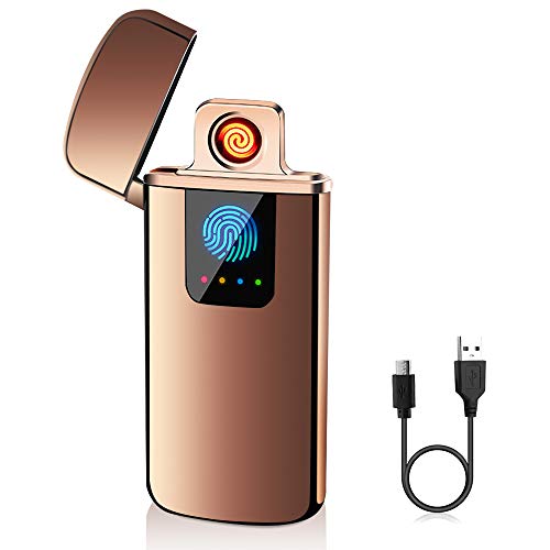 ASANMU Mechero Electrico, USB Encendedor Electrico Pantalla Táctil Mechero USB Mechero Electric, sin Llama, a Prueba de Fuego, a Prueba de Viento, con Caja de Regalo, San Valentin Regalos Hombre ASANMU Mechero Electrico, USB Encendedor Electrico Pantalla Táctil Mechero USB Mechero Electric, sin Llama, a Prueba de Fuego, a Prueba de Viento, con Caja de Regalo, San Valentin Regalos Hombre