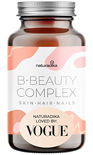 B-BEAUTY COMPLEX | BIOTINA y VITAMINAS PARA EL CABELLO | Efecto CRECE PELO RAPIDO mujer (CRECIMIENTO CABELLO) | Ideal como TRATAMIENTO HIDRATANTE CABELLO y ANTICAIDA CABELLO Mujer | Belleza mujer