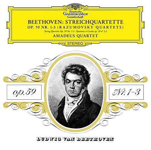 Beethoven: String Quartet No.7 In F, Op.59 No.1 - "Rasumovsky No.1"; String Quartet No.8 In E Minor, Op.59 No.2 -"Rasumovsky No. 2"; String Quartet In C, Op.59 No.3 - "Rasumovsky No. 3" [Vinilo]
