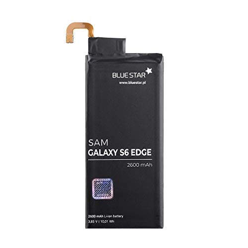 Blue Star Premium - Batería de Li-Ion litio 2600 mAh de Capacidad Carga Rapida 2.0 Compatible con el Samsung Galaxy S6 Edge