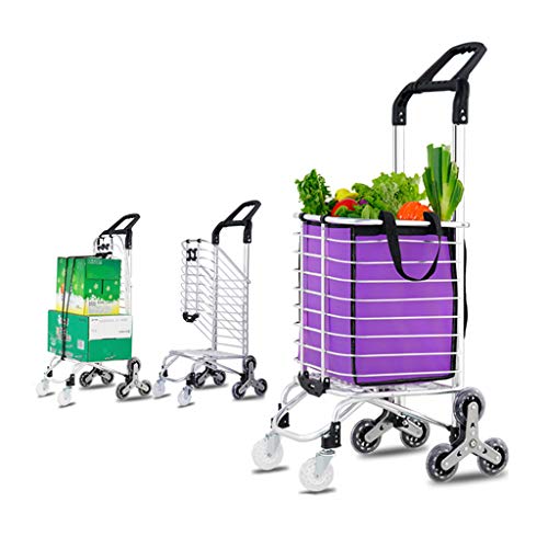 Carrito de La Compra Plegable Compacto, Con Ruedas Giratorias Carrito de Supermercado para Subir Escaleras, Tela Oxford Impermeable de Gran Capacidad de 35 L, Carrito de Aleación de Aluminio Con Rue Carrito de La Compra Plegable Compacto, Con Ruedas Giratorias Carrito de Supermercado para Subir Escaleras, Tela Oxford Impermeable de Gran Capacidad de 35 L, Carrito de Aleación de Aluminio Con Rue