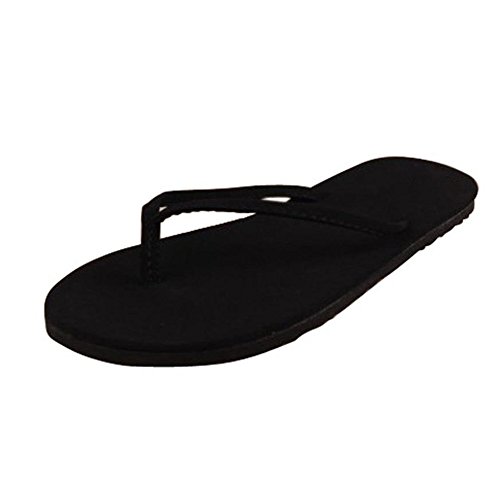 Chanclas Sandalias Zapatillas, FAMILIZO Zapatos Verano Mujer Sandalias Flip-Flops Zapatos Sandy Beach Baño Cooler Zapatillas (36, Negro)