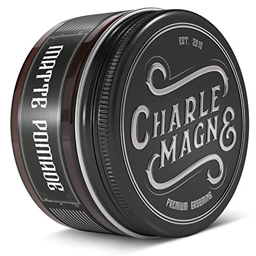 Charlemagne Matte Pomade - Fijación fuerte - fragancia noble - Acabado mate para el cabello - Cera capilar mate para hombres - 100ML – Crema capilar hecha en Reino Unido – Calidad de barbero