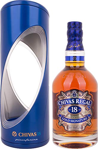 Chivas Brothers Chivas Regal 18 Years Old GOLD SIGNATURE Blended Scotch Whisky Pininfarina Edition 40% Vol. 0,7l in Giftbox - 700 ml