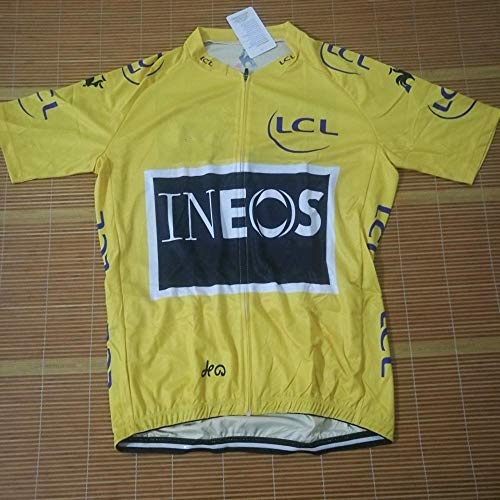 Ciclo De Honor De Un Ciclo Jersey Líder Ganador del Tour De Francia Maillot Transpirable Ropa De La Bici MTB Ropa Ciclismo Zzzb (Color : Yellow, Size : L)