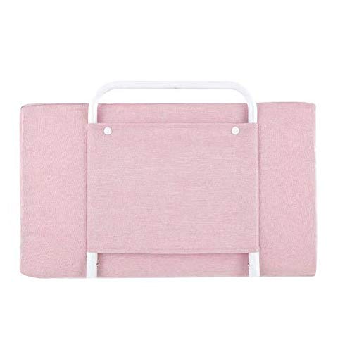 Cuna Barandilla De Seguridad Barrera De Cama, Splicable Apilable Espuma De Memoria Cerca De La Cama para Dormir Carril De La Cama del Niño, por Viaje Casa Niños,Pink(a),50cm*28cm