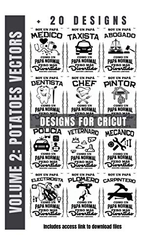 Designs for Cricut (Volume 2): SVG files for Cricut in Ebook format (includes SVG download link) (English Edition)