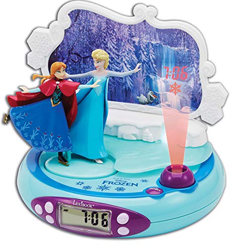 Disney Frozen - Radio Despertador con proyección de la Hora (Lexibook RP500FZ)