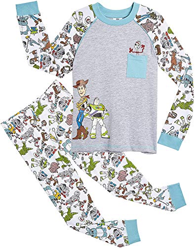 Disney Pijamas para Niños De Toy Story 4! | Ropa Suave Y Cómoda para Dormir De Niño Y Niña | Pijamas De Manga Larga Pixar | ¡ con Woody, Buzz Lightyear y Forky! (18/24 Meses)