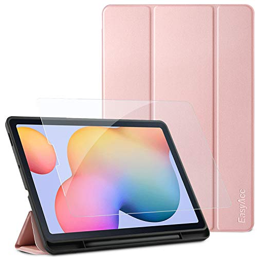EasyAcc Funda Compatible con Samsung Galaxy Tab S6 Lite 10.4 + Protector de Pantalla, Ultradelgada Carcasa Compatible con Galaxy Tab S6 Lite 10.4 Pulgadas 2020 Tableta, Rosado EasyAcc Funda Compatible con Samsung Galaxy Tab S6 Lite 10.4 + Protector de Pantalla, Ultradelgada Carcasa Compatible con Galaxy Tab S6 Lite 10.4 Pulgadas 2020 Tableta, Rosado