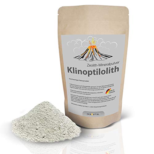 ERASVITAL® Klinoptilolita microfina (≤ 15 µm) y activada, 250 g, bolsa sin aluminio