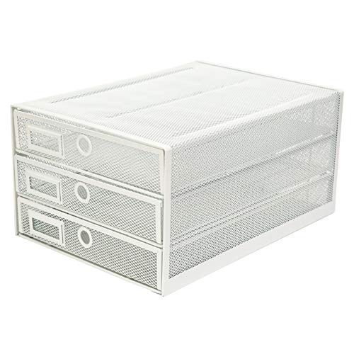 Exerz Cajón archivador de Oficina/Clasificador de Papel con 3 Cajones/Cajonera para archivadores/Organizador Para el Escritorio (Blanco) Exerz Cajón archivador de Oficina/Clasificador de Papel con 3 Cajones/Cajonera para archivadores/Organizador Para el Escritorio (Blanco)