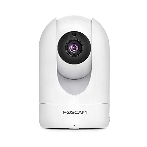 Foscam Fi-R4Mb Cámara IP de videovigilancia WiFi. Cámara doméstica inalámbrica de Alta resolución 2K 4MP con Pan/Tilt
