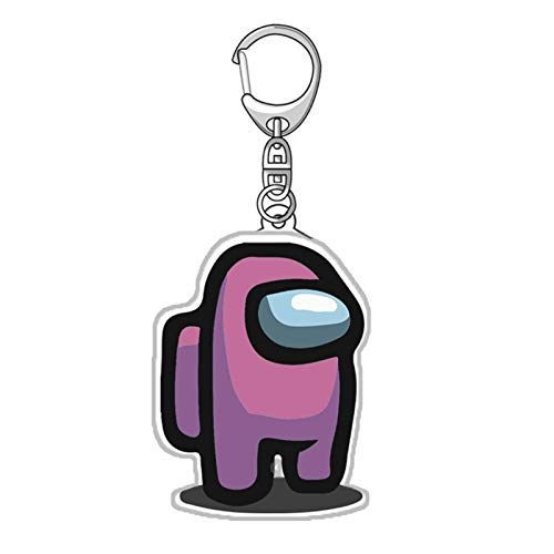 Game Keychain Acrylic Key Rings for Women Purse Charms for Handbags Beginner Pendant with Key Ring Which Comes in a Box Specially Used for Dolls