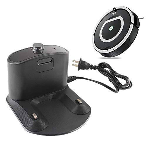 globalqi Cargador de Base de Carga Integrado con Cable de alimentación para iRobot Roomba 500 600 700 800 900 Serie, Authentic Replacement Parts, globalqi Cargador de Base de Carga Integrado con Cable de alimentación para iRobot Roomba 500 600 700 800 900 Serie, Authentic Replacement Parts,