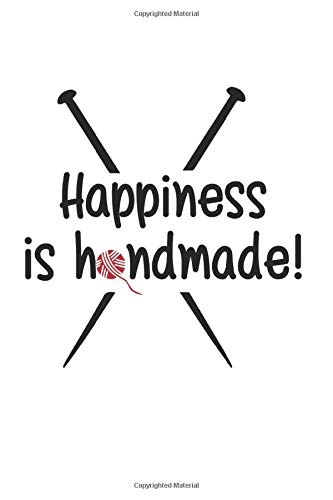 Happiness is handmade: Wool notepad knitting gift