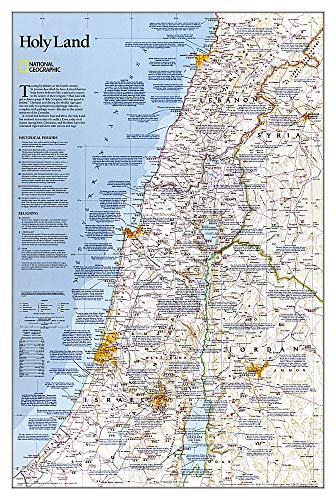 Holy Land Flat: Wall Maps History & Nature (National Geographic Reference Map) Holy Land Flat: Wall Maps History & Nature (National Geographic Reference Map)