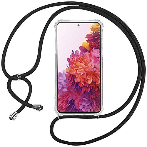 Ingen Funda con Cuerda para Samsung Galaxy s20 FE/Samsung Galaxy s20 FE 5G- Carcasa Transparente TPU Suave Silicona Case con Colgante-Negro Ingen Funda con Cuerda para Samsung Galaxy s20 FE/Samsung Galaxy s20 FE 5G- Carcasa Transparente TPU Suave Silicona Case con Colgante-Negro