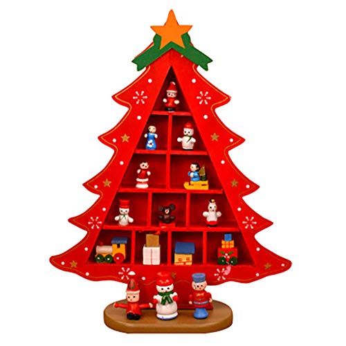 JERFER Juguete De Regalo De Bricolaje Adorno Navideño Casero De Madera Árbol De Navidad Handmades Decoración De Mesa JERFER Juguete De Regalo De Bricolaje Adorno Navideño Casero De Madera Árbol De Navidad Handmades Decoración De Mesa