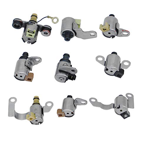 Juego de Caja de Cambios de Solenoide de Cambio de Transmisión JF506E 09A 9 Piezas para Jett a 1999-2005 Gol F 2004-2005 1.9 Diesel GT-I 2002-2005 1.8L Juego de Caja de Cambios de Solenoide de Cambio de Transmisión JF506E 09A 9 Piezas para Jett a 1999-2005 Gol F 2004-2005 1.9 Diesel GT-I 2002-2005 1.8L