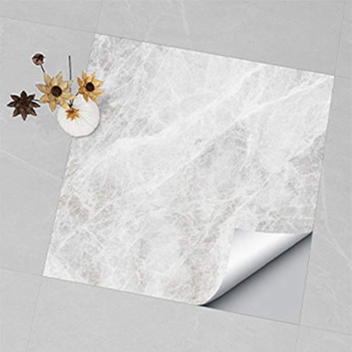 kengbi Fácil de decorar popular duradero papel pintado PVC piso adhesivo impermeable plástico piso papel pintado resistente al desgaste mármol cocina a prueba de aceite pegatinas de pared 30x30cm