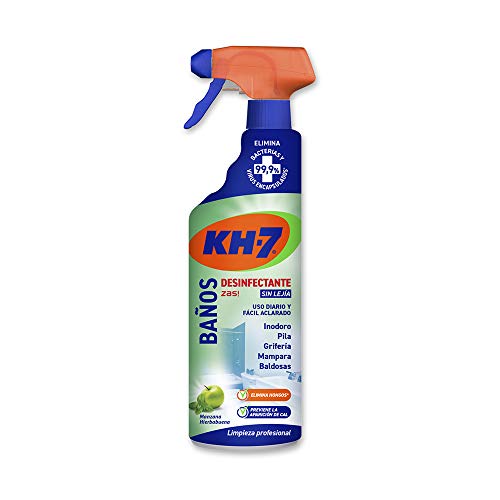 KH-7 Limpiador Baños y Desinfectante - Desinfección sin lejía - Aroma a manzana y hierbabuena