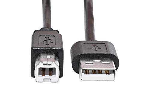 KnnX 28091 | Cable USB 2.0 | A Macho a B Macho | Longitud: 1 Metro | para Impresora, escáner de Superficie Plana, Disco Duro Externo HDD, Dispositivo UPS KnnX 28091 | Cable USB 2.0 | A Macho a B Macho | Longitud: 1 Metro | para Impresora, escáner de Superficie Plana, Disco Duro Externo HDD, Dispositivo UPS