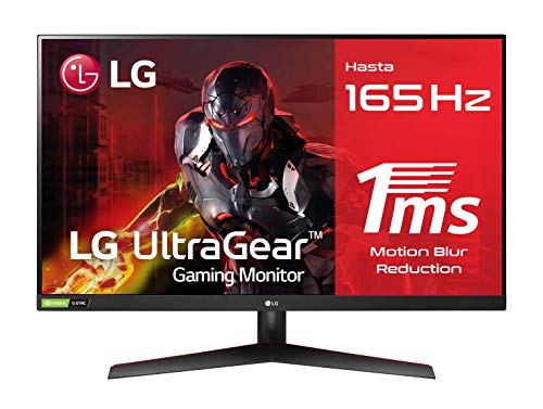 LG 32GN500B-AEU - Monitor Gaming LG Ultragear (Panel VA: 1920x1080p, 16:9, 300 CD/m², 3000:1, 165Hz, 5ms (MBR 1ms), diag. 80.1cm, entradas: DP x1, HDMI x2, AMD Freesync Premium, HDR10)
