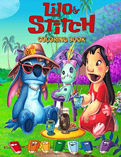 Lilo & stitch COLORING BOOK: Great Coloring Book For Kids and Adults - Lilo & stitch Coloring Book With High Quality Images Makes a Great Gift For All Age