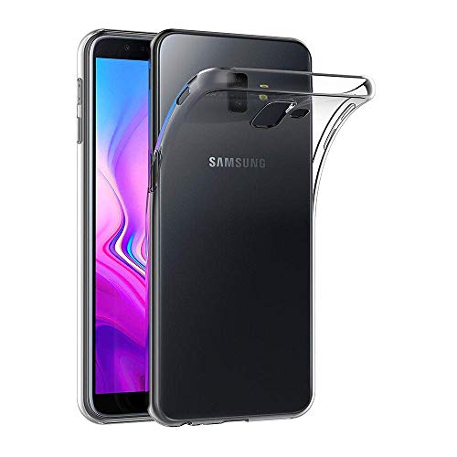 MaiJin Funda para Samsung Galaxy J6 Plus (6 Pulgadas) Resistente a arañazos TPU Cubierta de Delgada Capa de Silicona en la Parte Posterior