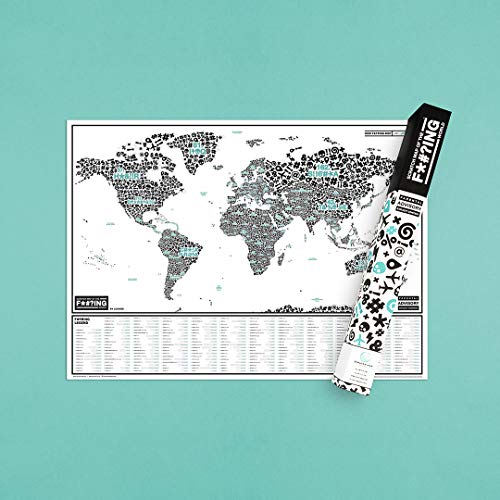 Mapa de rascar de la F*#? ing World