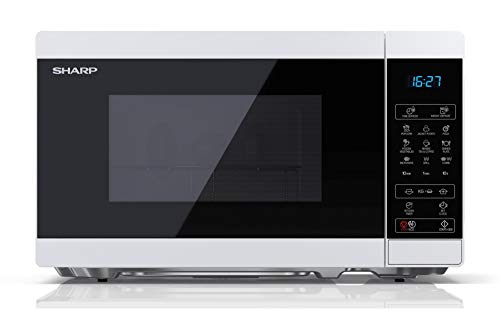 Microondas SHARP YC-MG02EW Color Blanco, 20L, 800W Microondas SHARP YC-MG02EW Color Blanco, 20L, 800W