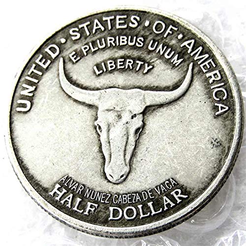 Moneda rara antigua de los Estados Unidos 1935 de medio dólar antiguo de España de color plateado