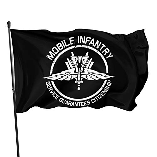 "N/A" Mobile Infantry Crest Flag 3x5 Ft Outdoor Polyester Flag