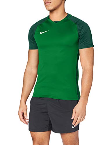 NIKE Men's Dry Team Trophy III Football Camiseta de Manga Corta, Hombre, Pine Green/Gorge Green/Gorge Green/(White), 2XL