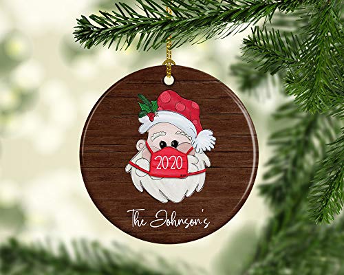 None-brands 2020 Adornos para árbol de Navidad Santa Clause Ornamento Personalizado Navidad Ornamento Familia | Etsy | Lindo cerámica