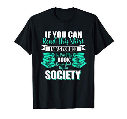 Novel Reading If You Can Read This Book Lovers Funny Gift Camiseta