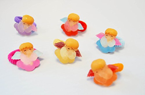 Pack de 12 coleteros mini de angeles en colores surtidos. Envío GRATIS 72h