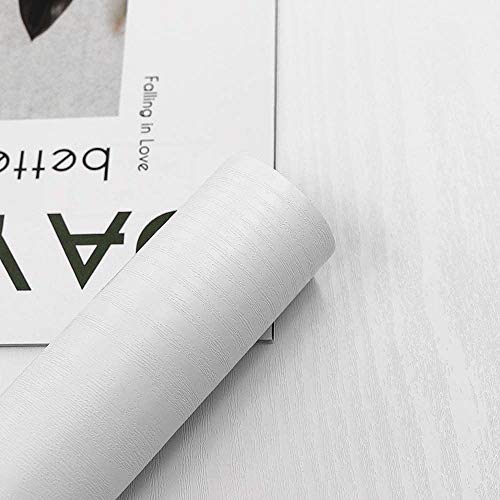 Papel Adhesivo para Muebles Madera Blanca 40 cm x 300 cm Vinilos Decorativos Impermeable Papel Pintado Autoadhesiv Decorados Adecuado para mostrador de Cocina, Muebles, Armario, Tocador Papel Adhesivo para Muebles Madera Blanca 40 cm x 300 cm Vinilos Decorativos Impermeable Papel Pintado Autoadhesiv Decorados Adecuado para mostrador de Cocina, Muebles, Armario, Tocador