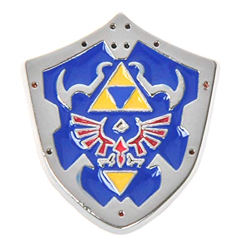 Pin de metal The Legend of Zelda con escudo de Hylia de Link
