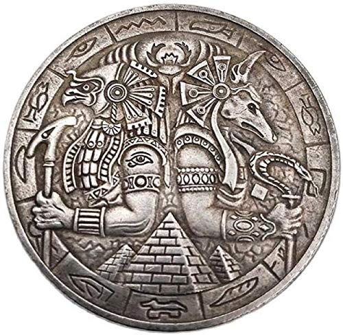Pirámide W Sub Anubis y águila Moneda Conmemorativa Colección de Monedas Decoración del hogar Accesorios de Regalo-Moneda-Moneda