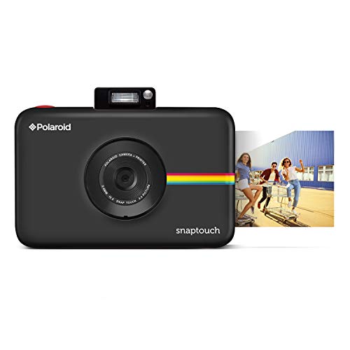 Polaroid Snap Touch 2.0 - Cámara digital portátil instantánea de 13 Mp, Bluetooth, pantalla táctil LCD, tecnología Zink sin tinta y nueva aplicación, copias adhesivas de 5 x 7.6 cm, negro