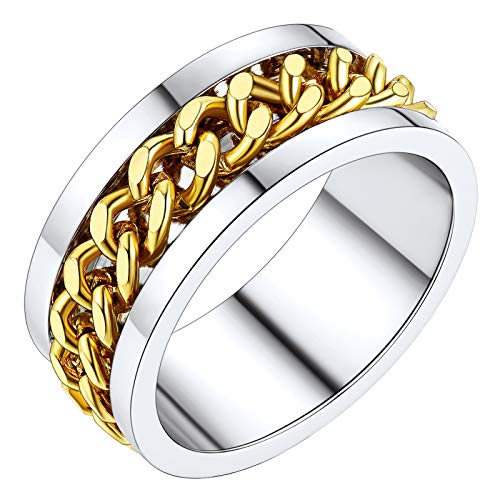 PROSTEEL Mujer Hombre Unisex chapado en oro