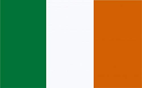 Q&J Bandera Oficial de Irlanda - Medidas 150 x 90 cm. - Polyester 100% - para Exterior e Interior