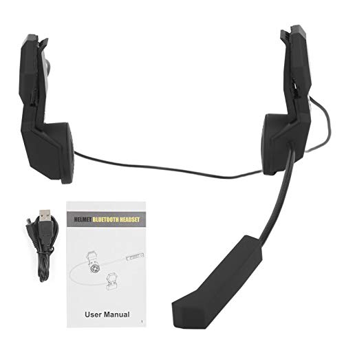 Qqmora Auriculares Anti interferencia Hermoso Casco Headse Auriculares con música Reconocible Confiable para MTB para una conducción Relajante para una conducción Segura para electromóviles